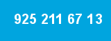 925 211 67 13 925 211 67 13
